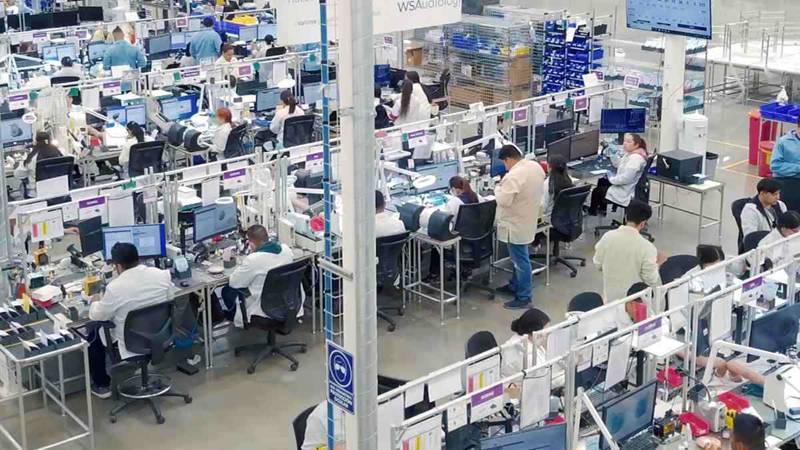 The company's highly trained workforce benefits from competitive wages, medical benefits and services, and transportation to and from the facility.