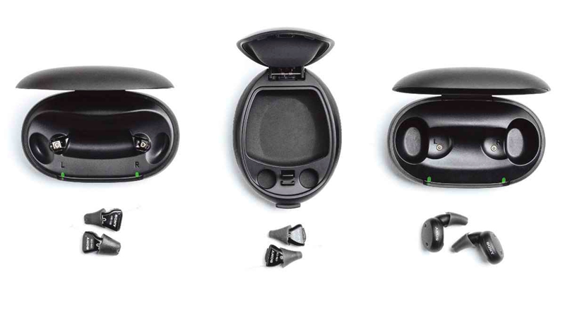 Three Sony products including CRE-C10, C20, and E10