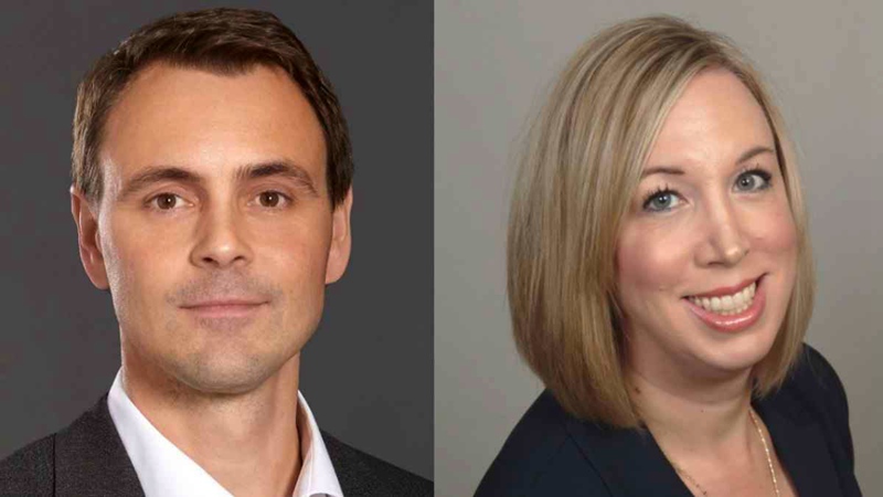 WS Audiology U.S. Wholesale President and Chief Commercial Officer Søren Hvidberg Niesen and Senior Director of Clinical Development Dana Helmink, AuD.