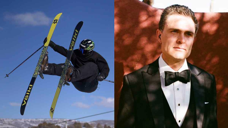 Robert Gillon is a world-class competitive skier who has a hearing loss and is a brand ambassador for Phonak. On the right, he wears his Phonak Virto R ITE hearing aids during his recent wedding.