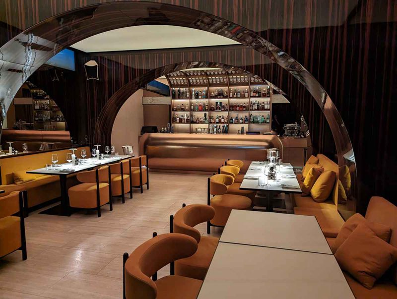 A private dining room was later filled with staff from Nuance Hearing and EssilorLuxottica.