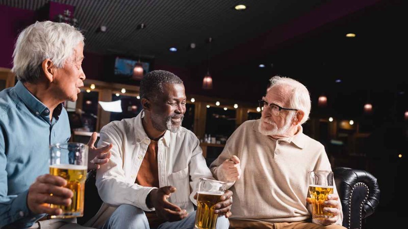 Some people with hearing loss start to withdraw from social situations, particularly those involving noisy venues like bars and restaurants.