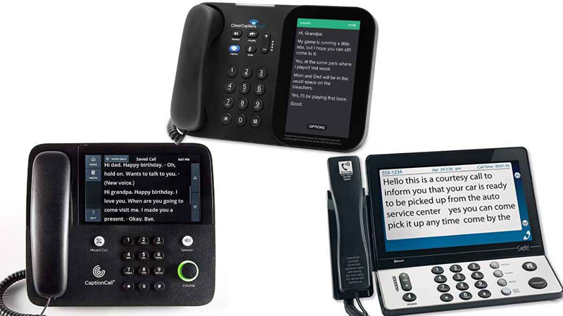 Captioned telephones are amplified and allow you to read the text of your conversation partner while they are speaking. Best of all: they're free to people with hearing loss who qualify for them. Ask your hearing care professional for more information.