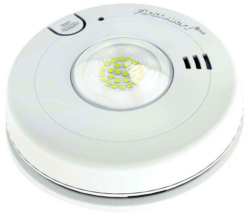 First Alert Smoke Alarm with LED Strobe Light