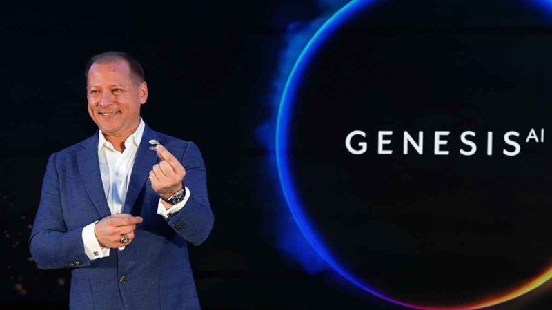 Brandon Sawalich unveils Starkey's latest technological creation, Genesis AI, a hearing aid that features speedy processing and powerful computational abilities.