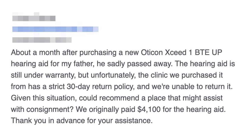 Letter from a HearingTracker reader.