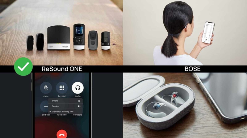 Image of ReSound ONE accessories and hands free calls