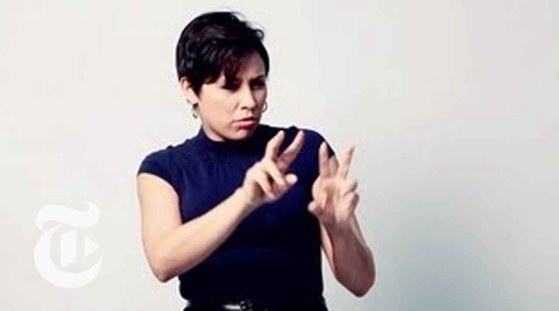 Science in Sign: Lydia Callis Interprets an Article on Scientific Signs | The New York Times
