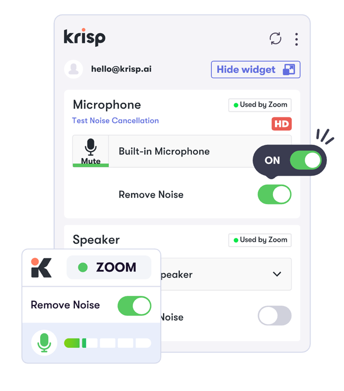 Krisp noise reduction app