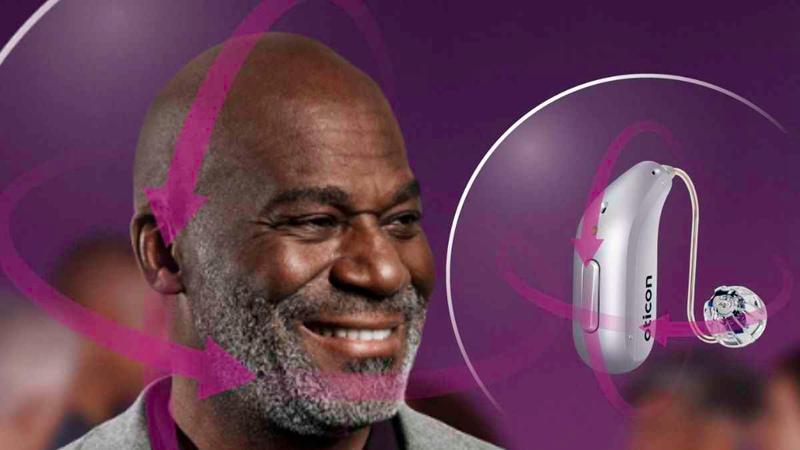Oticon Intent W Man And 360 Brainhearing
